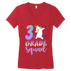 3rd grade squad Women's V-Neck T-Shirt