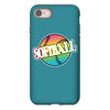 neon softball iPhone 8