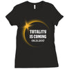 totality is coming 2400x3200 Ladies Fitted T-Shirt