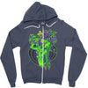 scared straight Zipper Hoodie