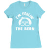 bernie sander 2016 feel the bern Ladies Fitted T-Shirt