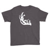 deer antler with buck forest Youth Tee