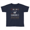 santa cancer  christmas ugly t shirts Toddler T-shirt