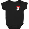 love more pocket Baby Bodysuit