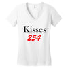 kisses Women's V-Neck T-Shirt