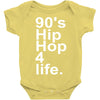 90's hip hop music Baby Onesie