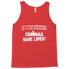commas save lives t shirt Tank Top