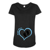 Custom baby boy name maternity design Maternity Scoop Neck T-shirt