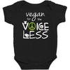 vegan for the voiceless Baby Bodysuit