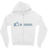like a boss Zipper Hoodie