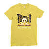 my happy place Ladies Fitted T-Shirt