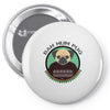 bah hum pug Pin-back button