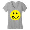 skydiving face Women's V-Neck T-Shirt