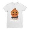 spec tacular pumpkin Ladies Fitted T-Shirt