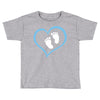 Baby Boy with Heart Any Name Customized Toddler T-shirt