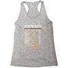 Scorpio Facts Zodiac Racerback Tank