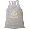 the best kind of mom raises a teacher. gift for mom. Racerback Tank