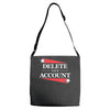 delete your account Adjustable Strap Totes