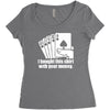 bought this shirt with your money poker Women's Triblend Scoop T-shirt