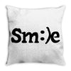 smile Throw Pillow