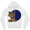 freddy plushie Zipper Hoodie