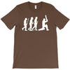 evolution of cricket white silhouette T-Shirt