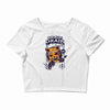 brain drain fox Crop Top