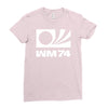 wm 74 germany world cup 1974 retro football Ladies Fitted T-Shirt