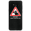 body under construction road sign Samsung Galaxy S8