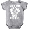 this is what an amazing auntie looks like Baby Onesie