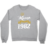 kings are born in 1982 Crewneck Sweatshirt