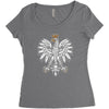 polish eagle Women's Triblend Scoop T-shirt