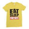 EAT SLEEP FORTNITE Ladies Fitted T-Shirt