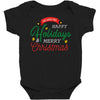 we wish you happy holidays &amp; merry christmas Baby Bodysuit