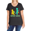 report abuse Ladies Curvy T-Shirt