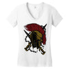 sparta warrior Women's V-Neck T-Shirt