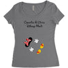 Creating A Little Disney Magic Minnie Mouse Women's Triblend Scoop T-shirt