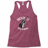 rockin' it old school bass Racerback Tank