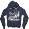 I Like Big Bucks And I Cannot Lie Zipper Hoodie
