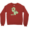 alien believe space sci fi ufo nerd Crewneck Sweatshirt