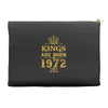 kings are born in 1972 Accessory Pouches