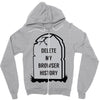 delete my browser history Zipper Hoodie