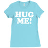 hug me funny Ladies Fitted T-Shirt