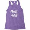 allergic to bullshit Racerback Tank