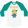2015 cute minions despicable me 3/4 Sleeve Shirt