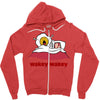 wakey wakey Zipper Hoodie