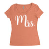 mrs. Women's Triblend Scoop T-shirt