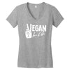 vegan Women's V-Neck T-Shirt