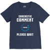 sarcastic comment loading V-Neck Tee