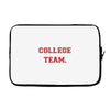 College Team Laptop sleeve